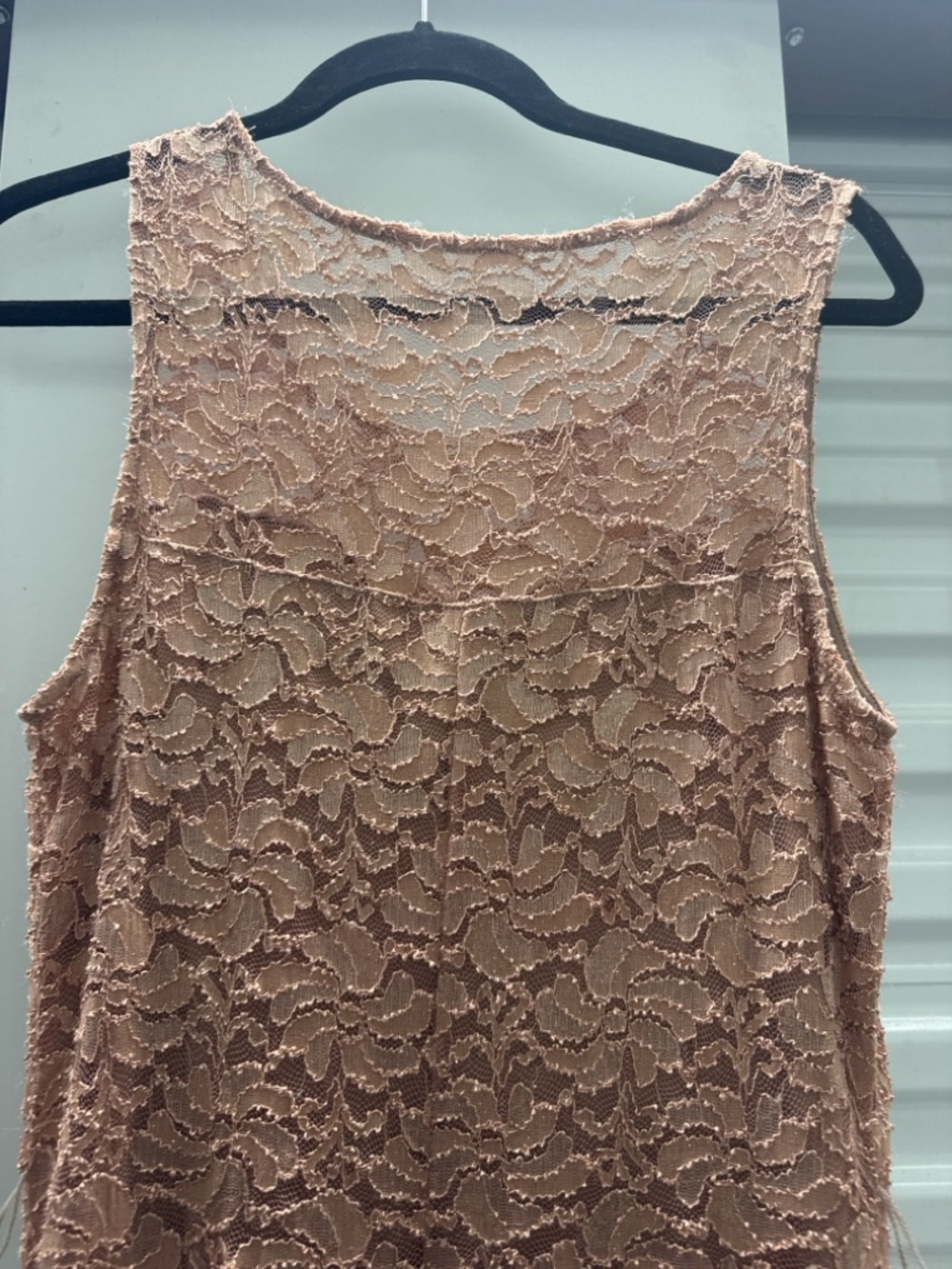 Candalite Lace Maxi Dress | Size L | Elegant Blush Formal - Picture 11 of 14